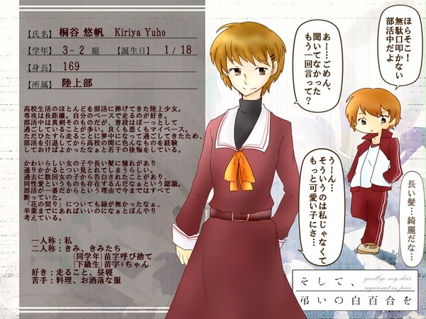 【白百合】桐谷 悠帆【名簿】