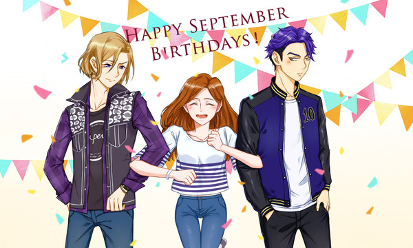 HAPPY SEPTEMBER BIRTHDAYS！