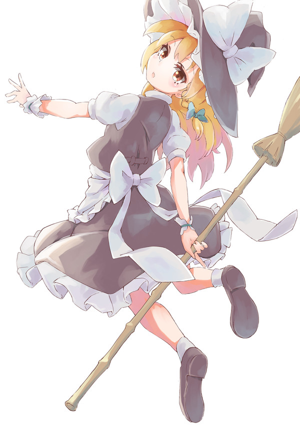 見返りジャンプ魔理沙たや
