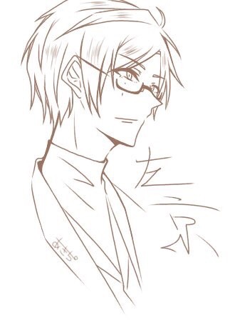 左京さん(下描き)