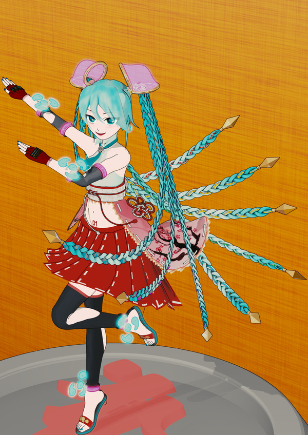 シャキーン!!　祝！初音ミク１０週年