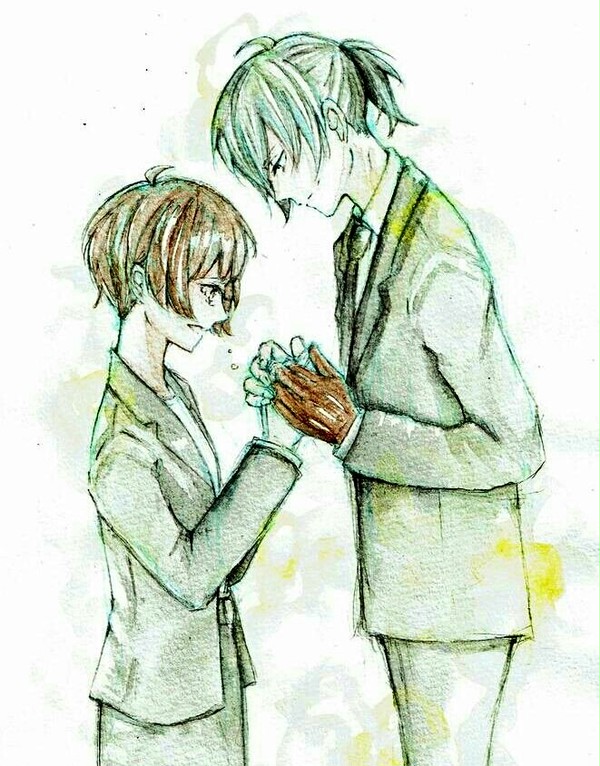 『どこにもいかない。貴女の傍にいると約束する。』