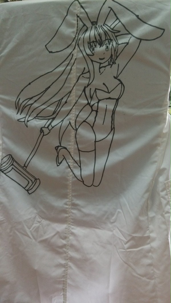 Erina in My white gown