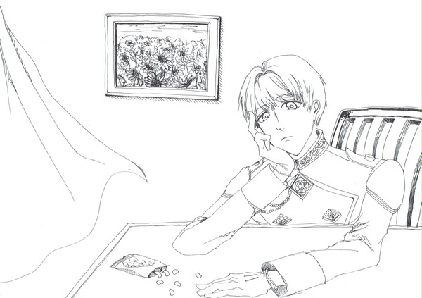 アナログ落書き…というか下描き