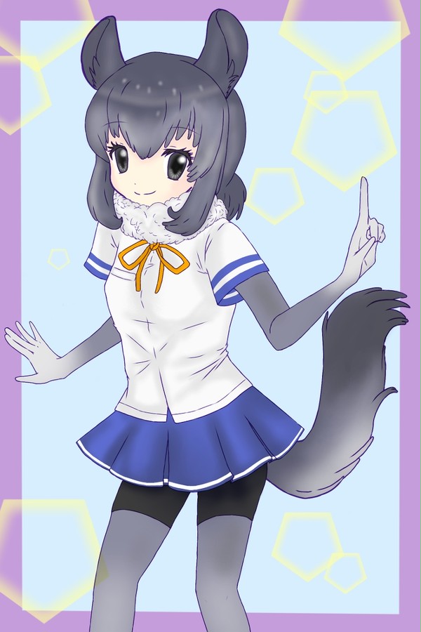 けものフレンズのチンチラさん٩( 'ω' )و