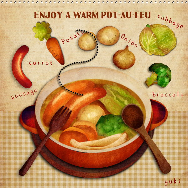 Enjoy a warm pot-au-feu