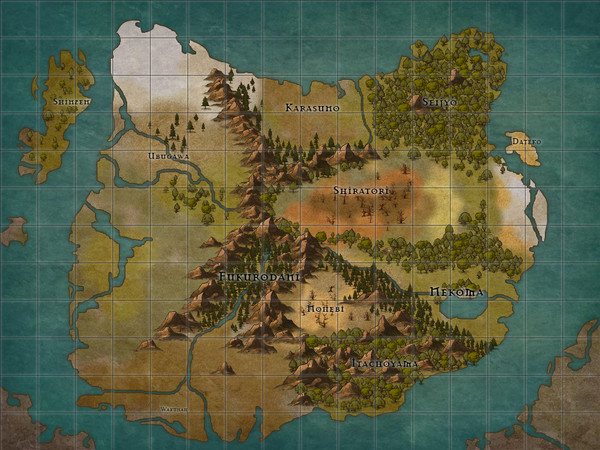 シリーズの世界地図
