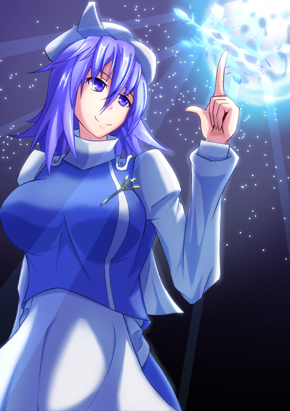 月下でレティさん