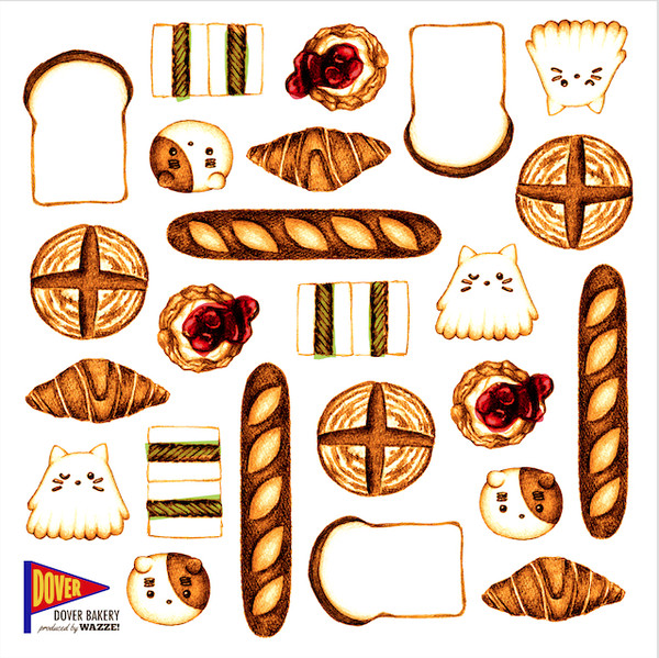 【せかちゅ】新作グッズ DOVER BAKERY ハンカチ
