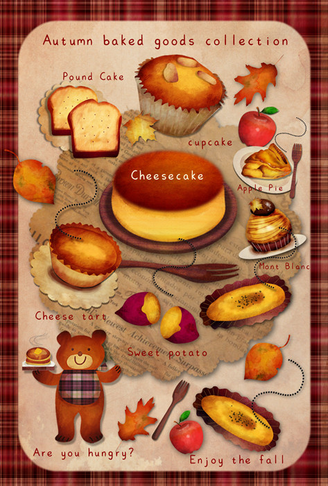 Autumn baked goods collection
