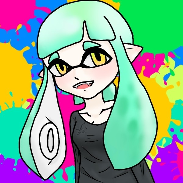 いかちゃん。線ありとなし
