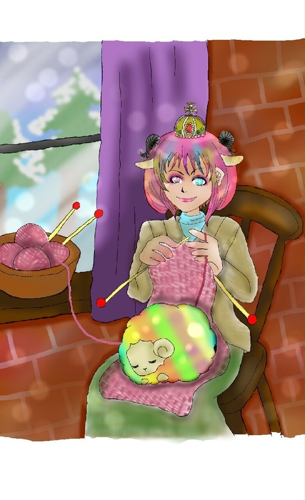 アイビスペイントで描きました。