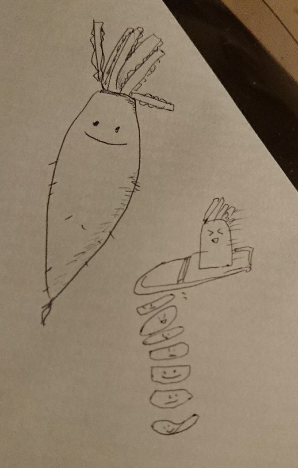 だいこん。