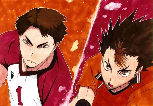 Ushijima and Nishinoya