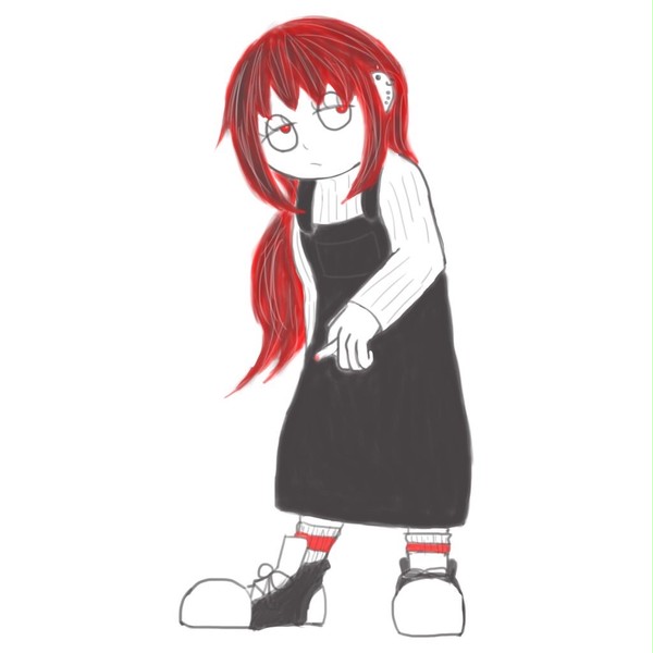 赤髪の少女