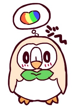 twitterに載せたモクローちゃん