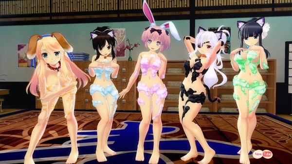 Multi-colored Foam Bubble girls