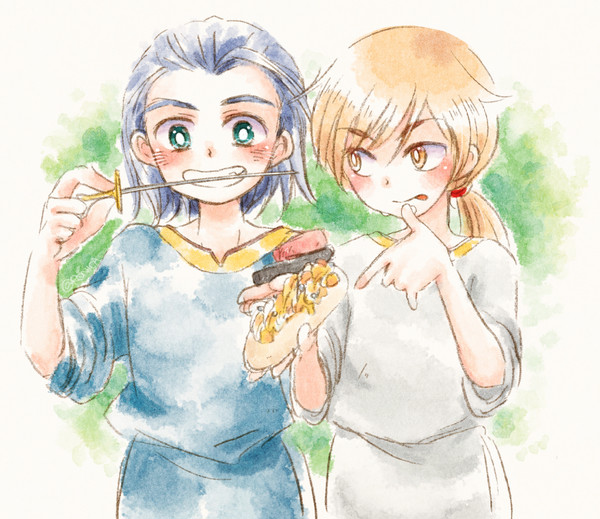 カチカチ黒パンとふわふわ白パン