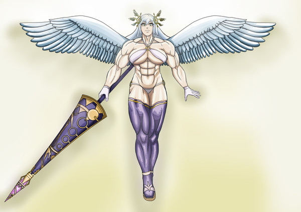 PSO2の自キャラの天使っぽい子