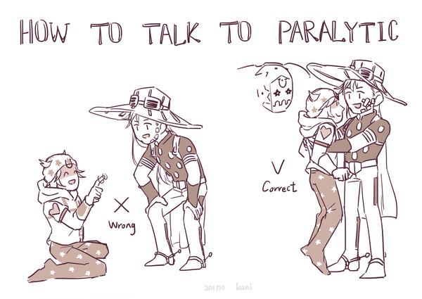 How to talk to paralytic