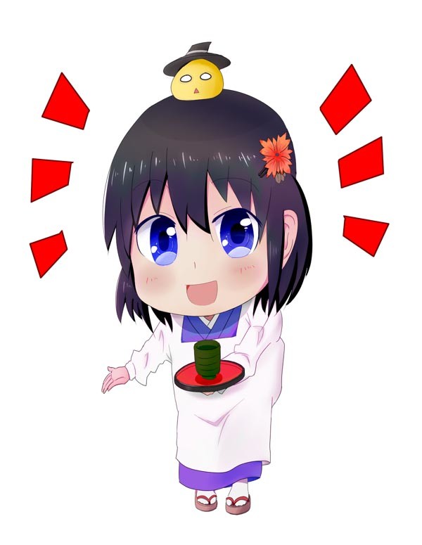 和菓子屋の女の子