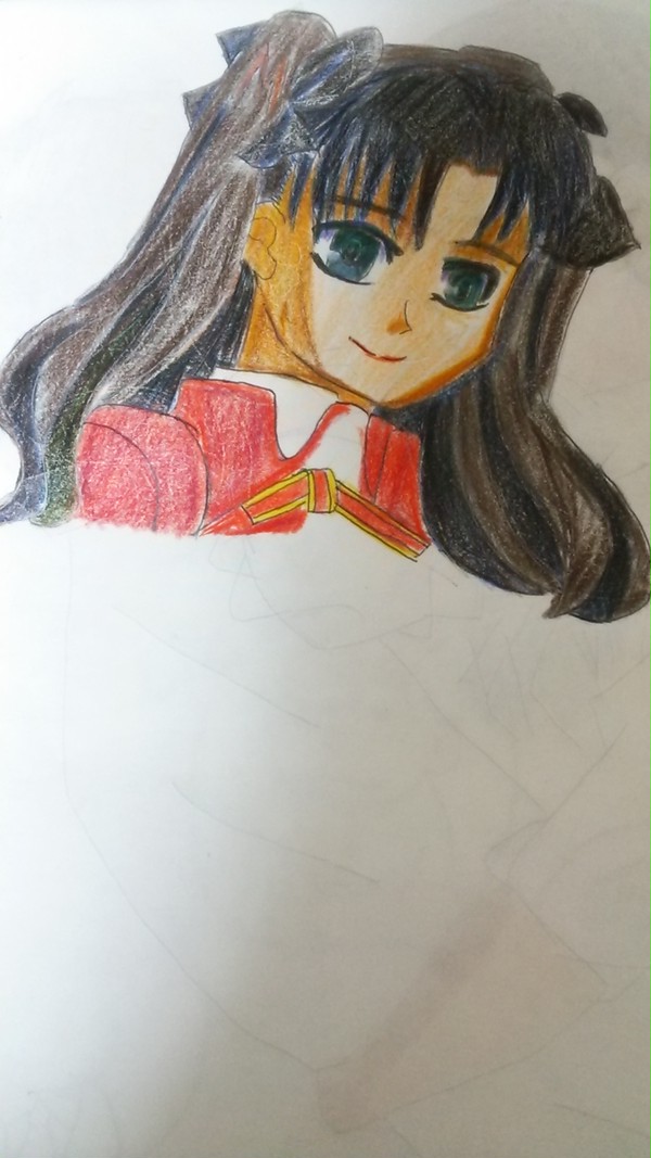 色鉛筆【模写】凛ちゃん