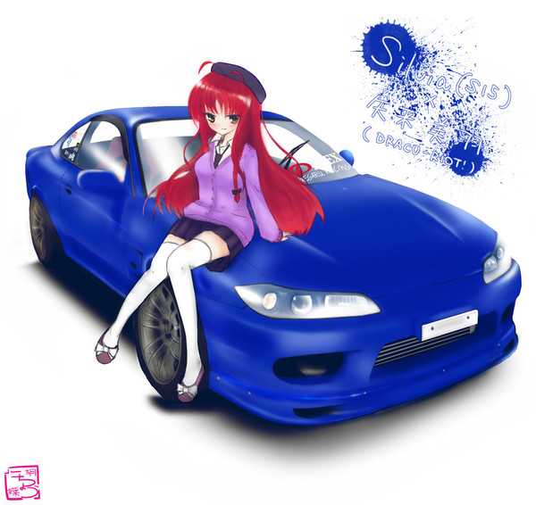 【リク絵】横向け車と吸血鬼