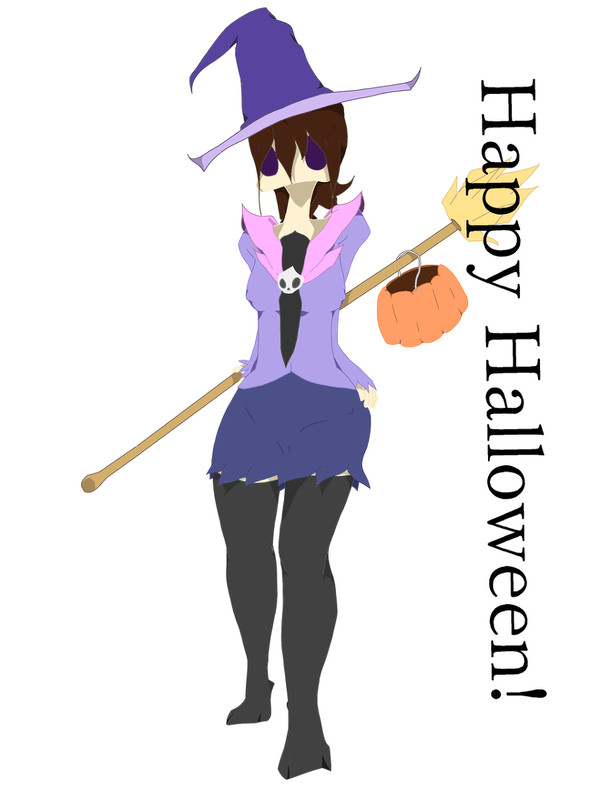 Halloween 2017-Beth as a Witch