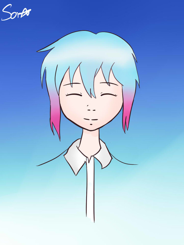Light blue ~
