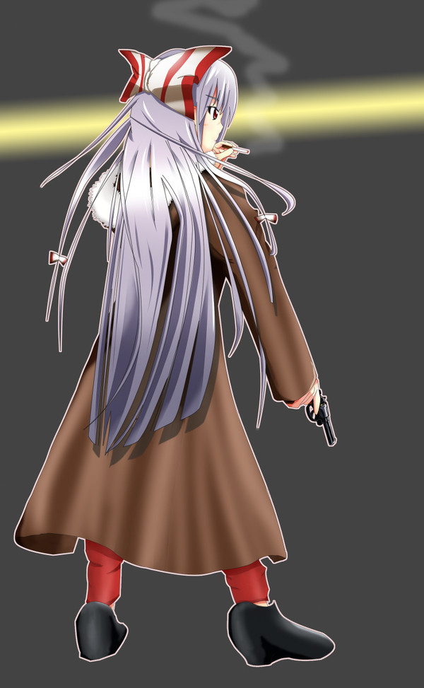 決闘前っぽいもこたん
