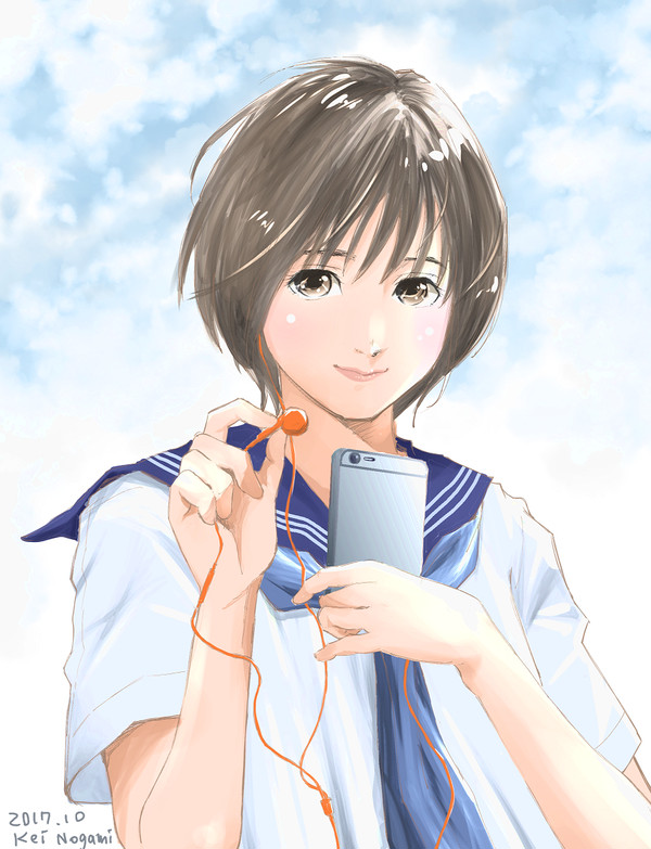 工藤遥さん描いてみた