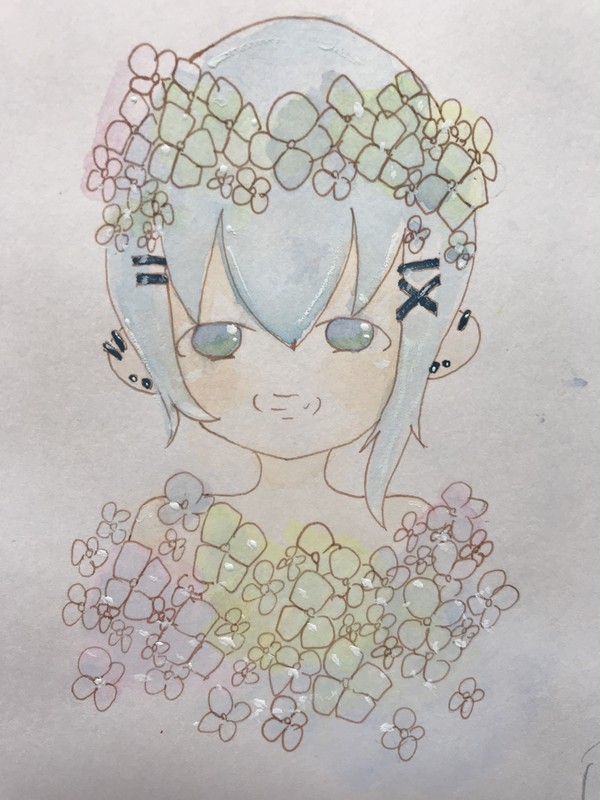 お花とわたし
