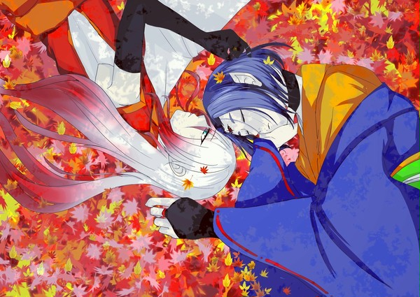 月夜に咲く桜華～紅葉と君と～