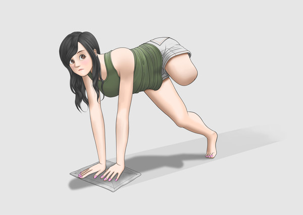 欠損　床拭き
