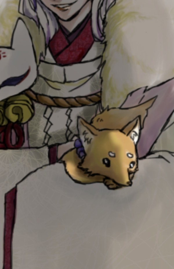 お供の狐／作画：ろいち様
