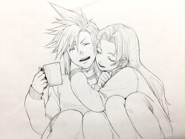 クラウドのにおい好きぃー。
