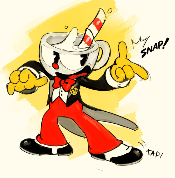 Cuphead drawings