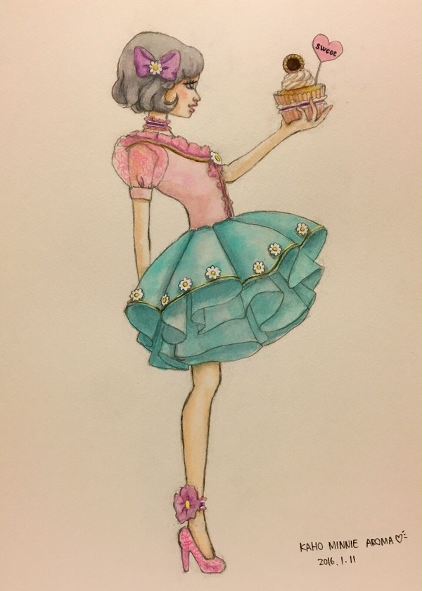 少女No.2(カップケーキ)