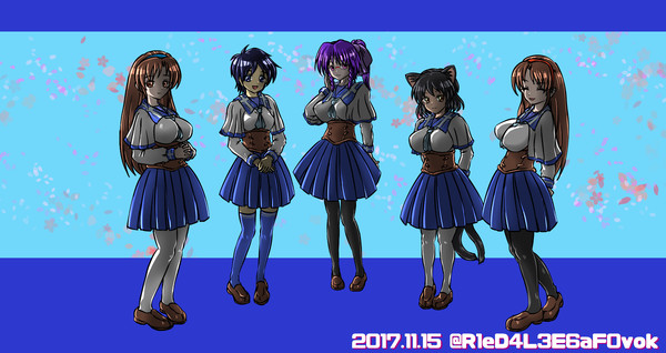 桜小路学院本校の五人組