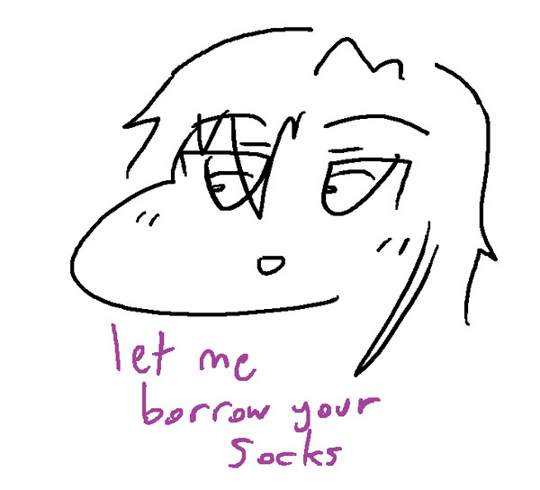 let me borrow your socks