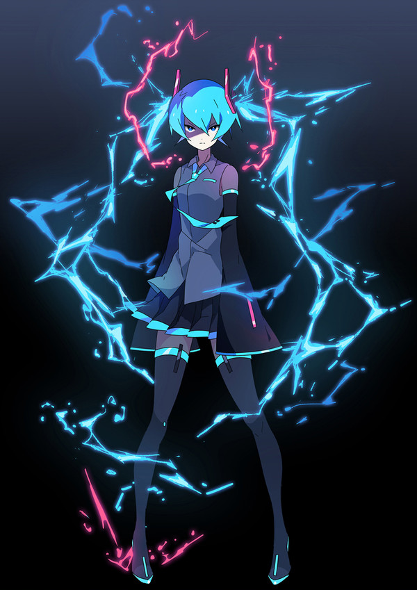 #電撃ミク