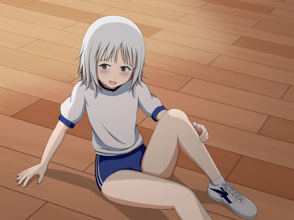 目を逸らす先生