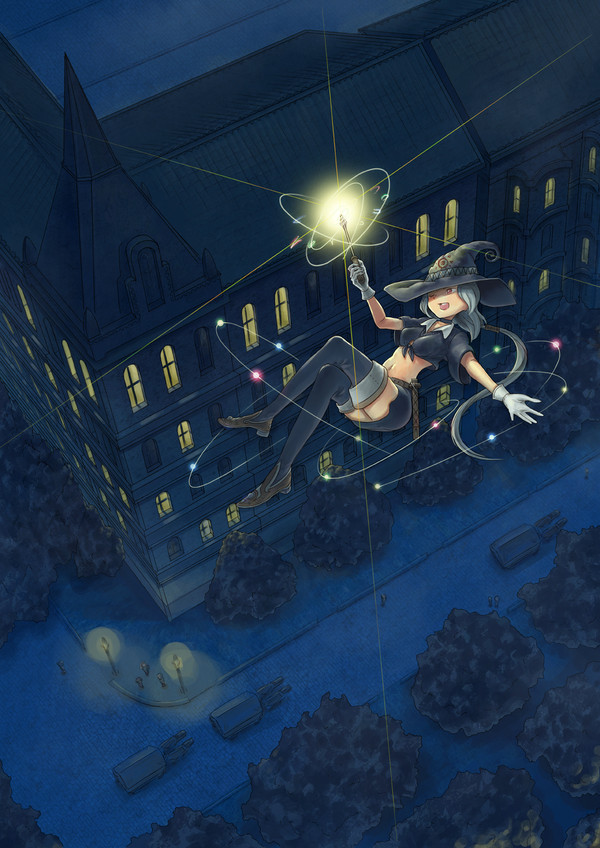 飛行魔法の夜
