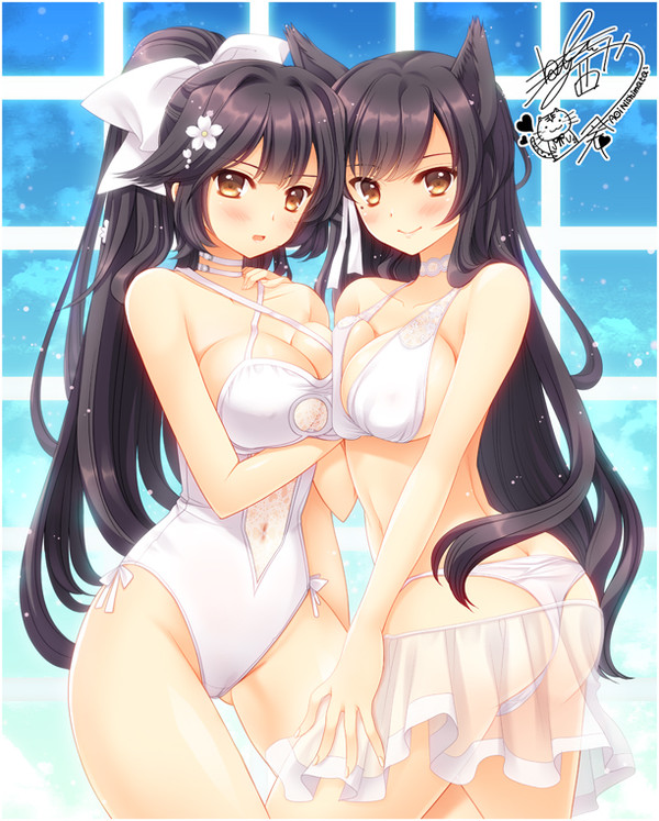 高雄【砂浜ラプソディ】&愛宕【真夏の行進曲】