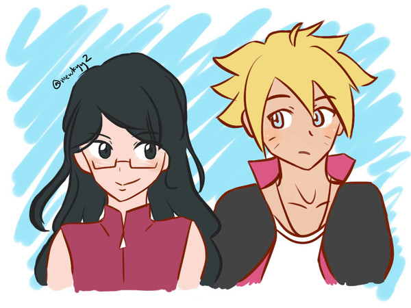 Boruto and Sarada