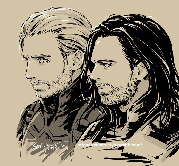 Side by side