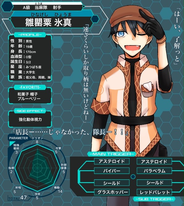 【アストリ】雛罌粟 氷真【CS】