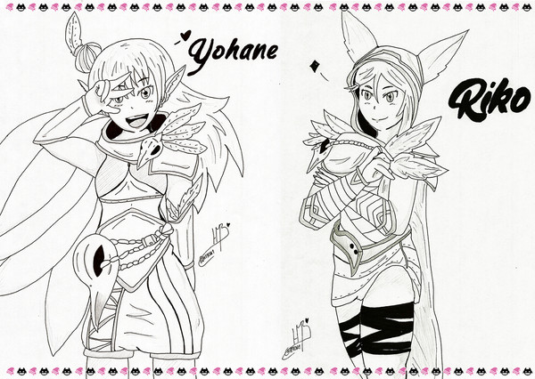 Yohane & Riri as Rakan & Xayah ♪