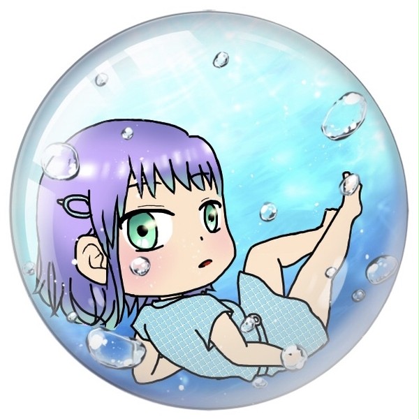 海の中で