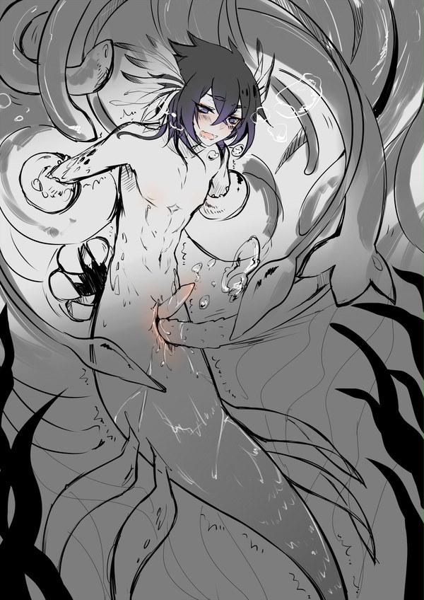 人魚と未知の生物？